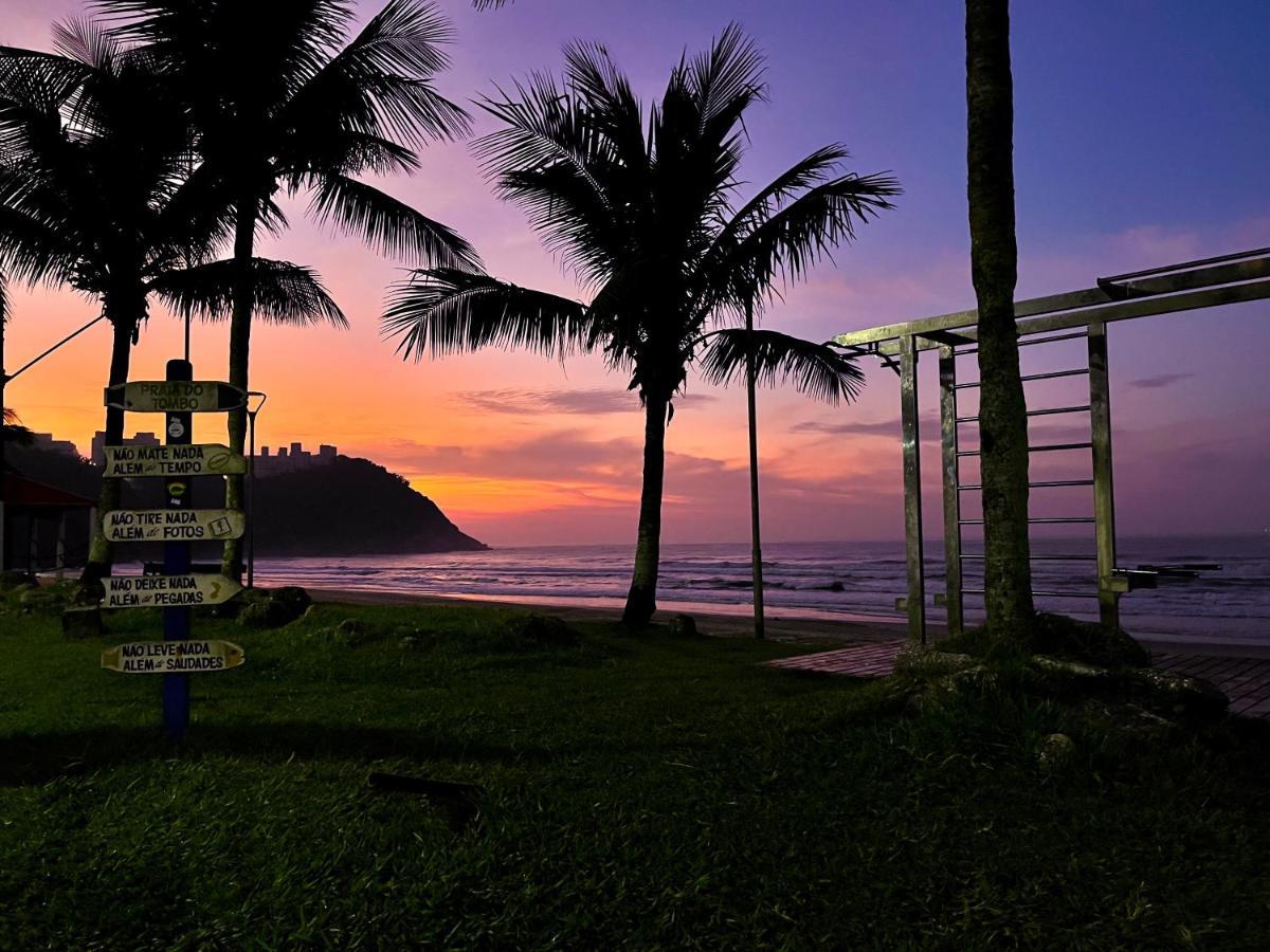 FRENTE PRO MAR - Praia do Tombo - Beachfront A Guarujá Exterior foto